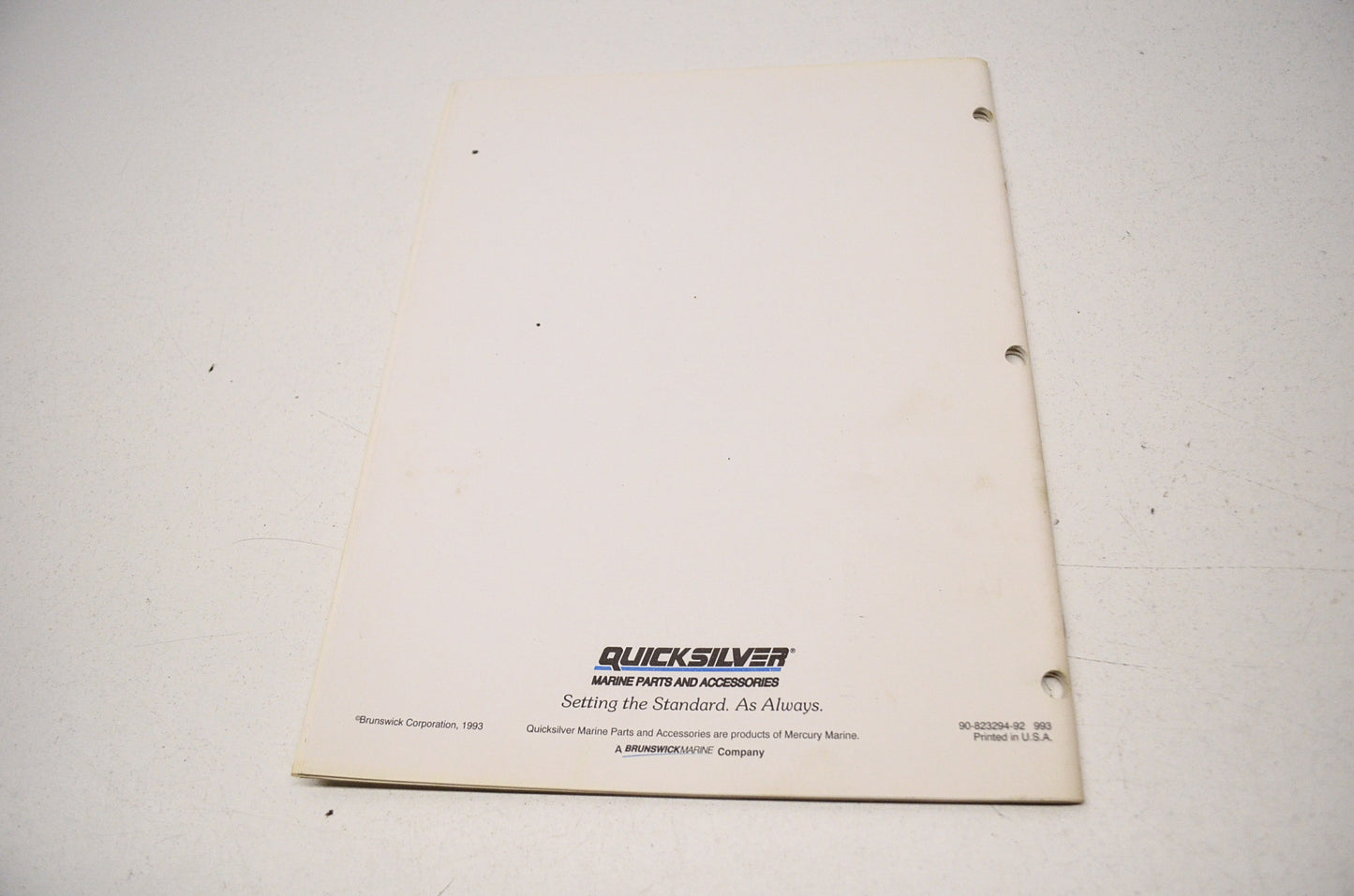 New OEM Quicksilver Outboard Quickits Manual Mercury 60-94 Mariner 76-94 NOS
