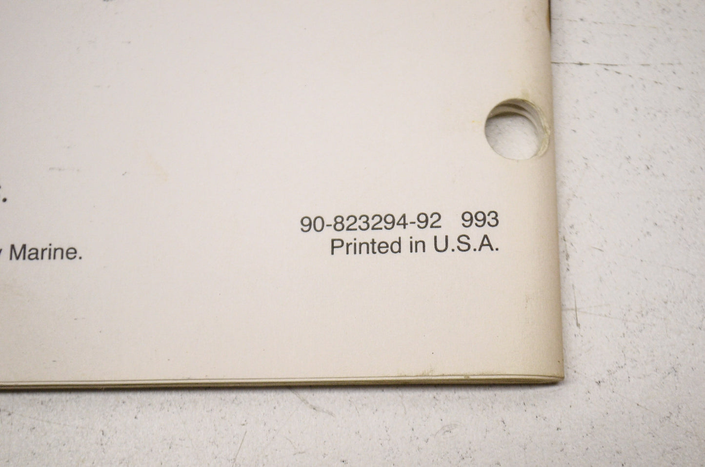New OEM Quicksilver Outboard Quickits Manual Mercury 60-94 Mariner 76-94 NOS