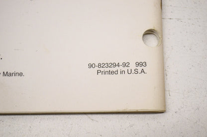 New OEM Quicksilver Outboard Quickits Manual Mercury 60-94 Mariner 76-94 NOS