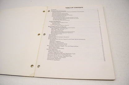New OEM Mercury Marine Dealer Operations Guide Sales Service Warranty Credit Dis