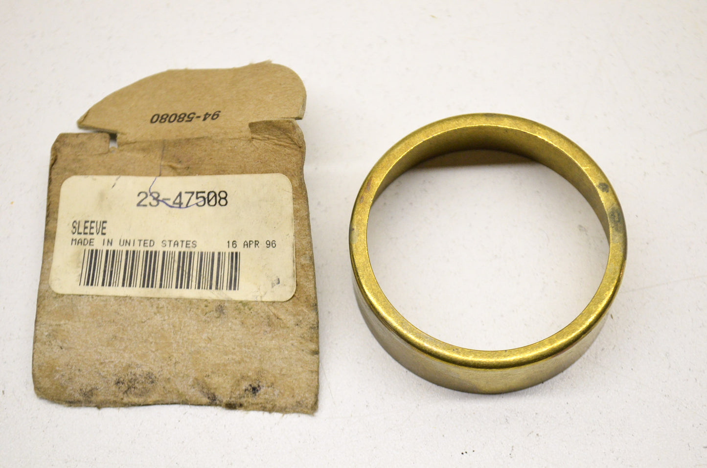 Quicksilver 23-47528, 94-58080, 23-47508 Mercury Brass Sleeve NOS