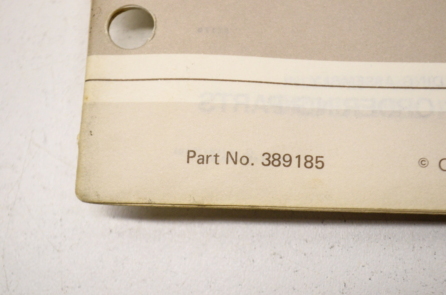 Johnson 78 Parts Catalog 85 HP 115 HP 140 HP Models NOS
