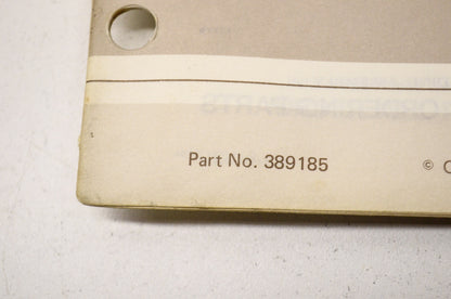 Johnson 78 Parts Catalog 85 HP 115 HP 140 HP Models NOS