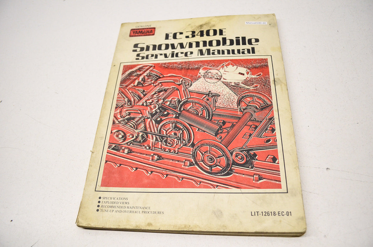 OEM Yamaha LIT-12618-EC-01 EC340E Service Manual NOS