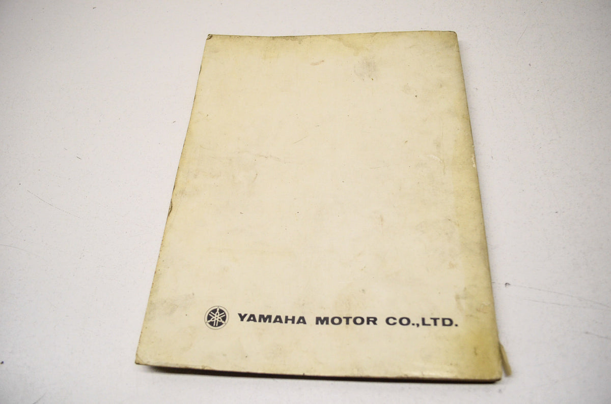 OEM Yamaha LIT-12618-EC-01 EC340E Service Manual NOS