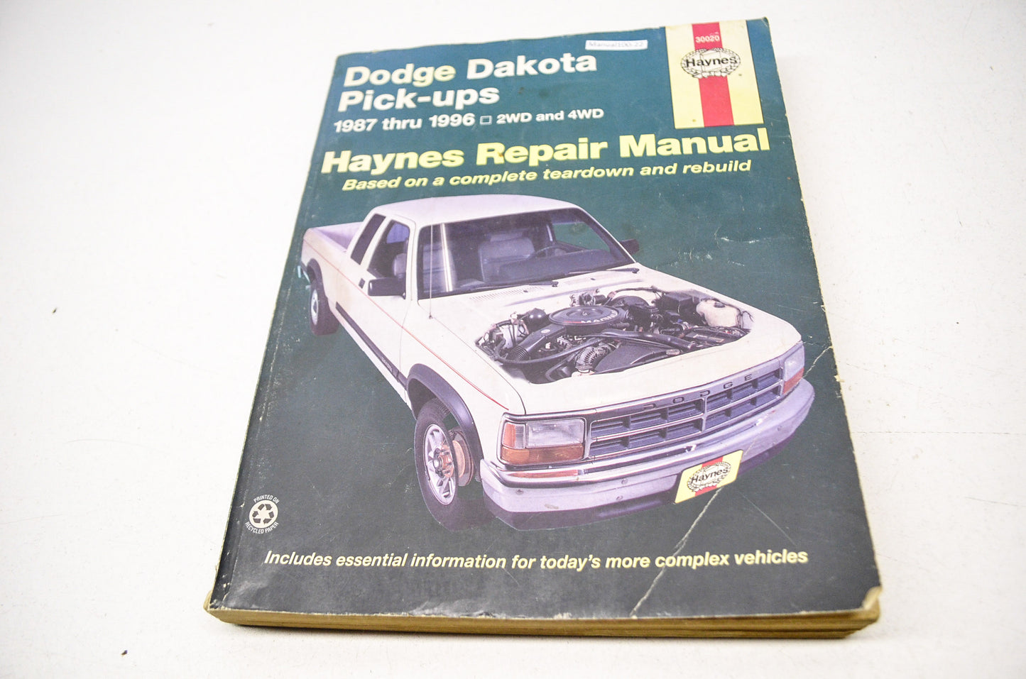 Haynes Repair Manual Dodge Dakota Pick Ups 87-96 2 & 4 WD