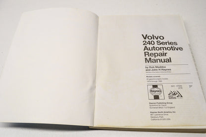 Haynes Auto Repair Manual Volvo 240 Series Gas Engine Models 76-93