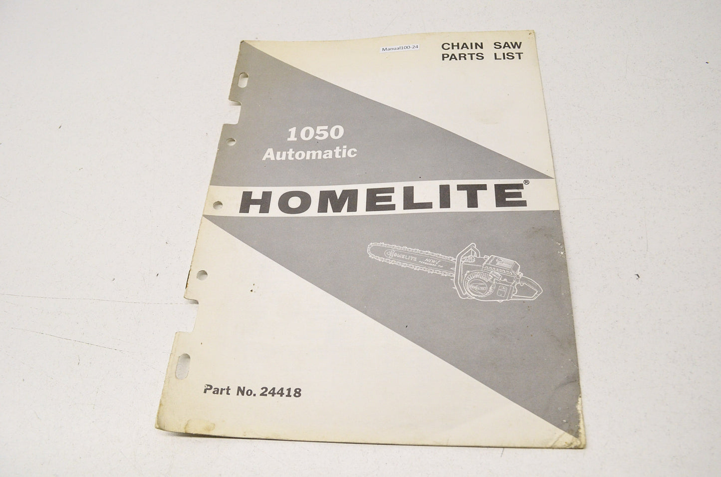 Homelite 24418 Chain Saw Parts List Guide 1050 Automatic NOS