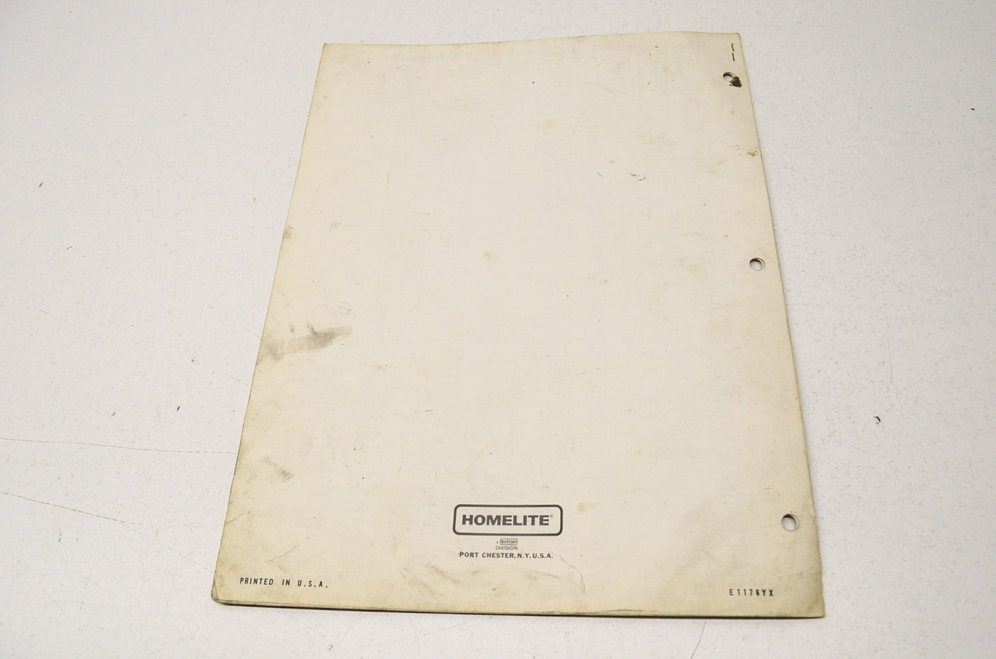 Chain Saw Parts List Guide EZ & EZ Automatic NOS