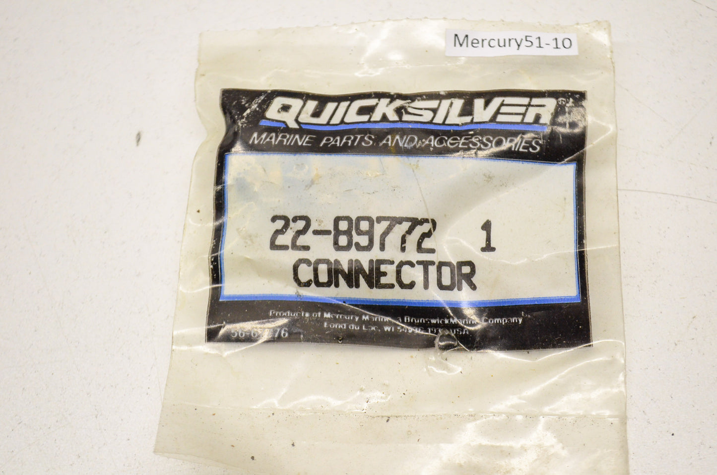 New OEM Quicksilver Mercury Connector NOS