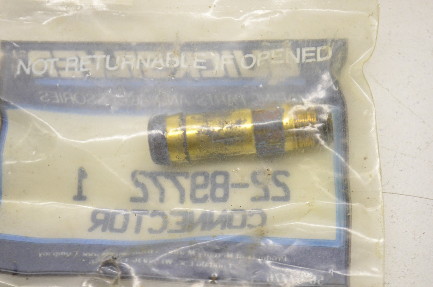 New OEM Quicksilver Mercury Connector NOS