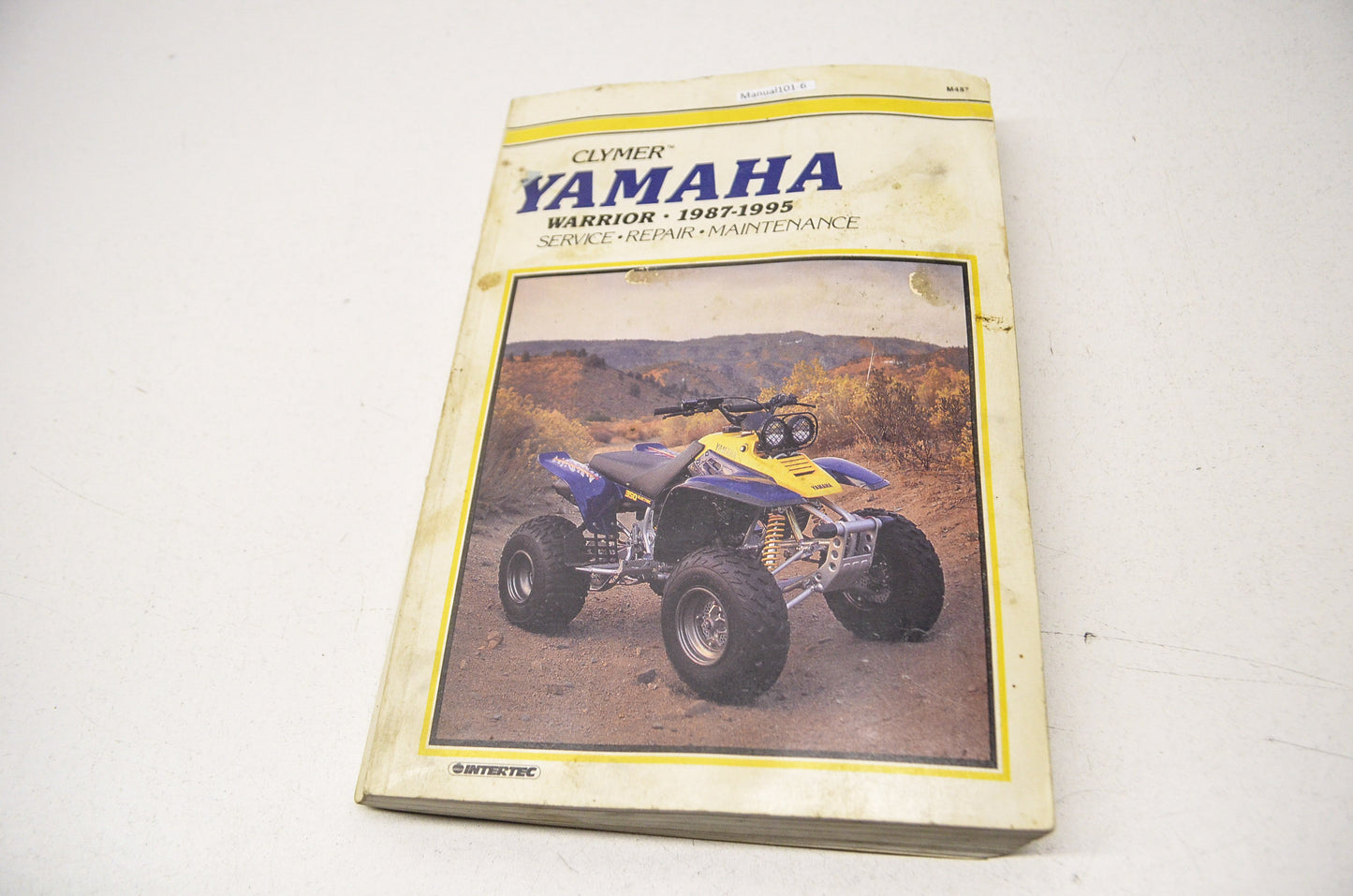OEM Yamaha ISBN 0-89287-636-0, M487 Service Repair Maintenance Guide Warrior 87-