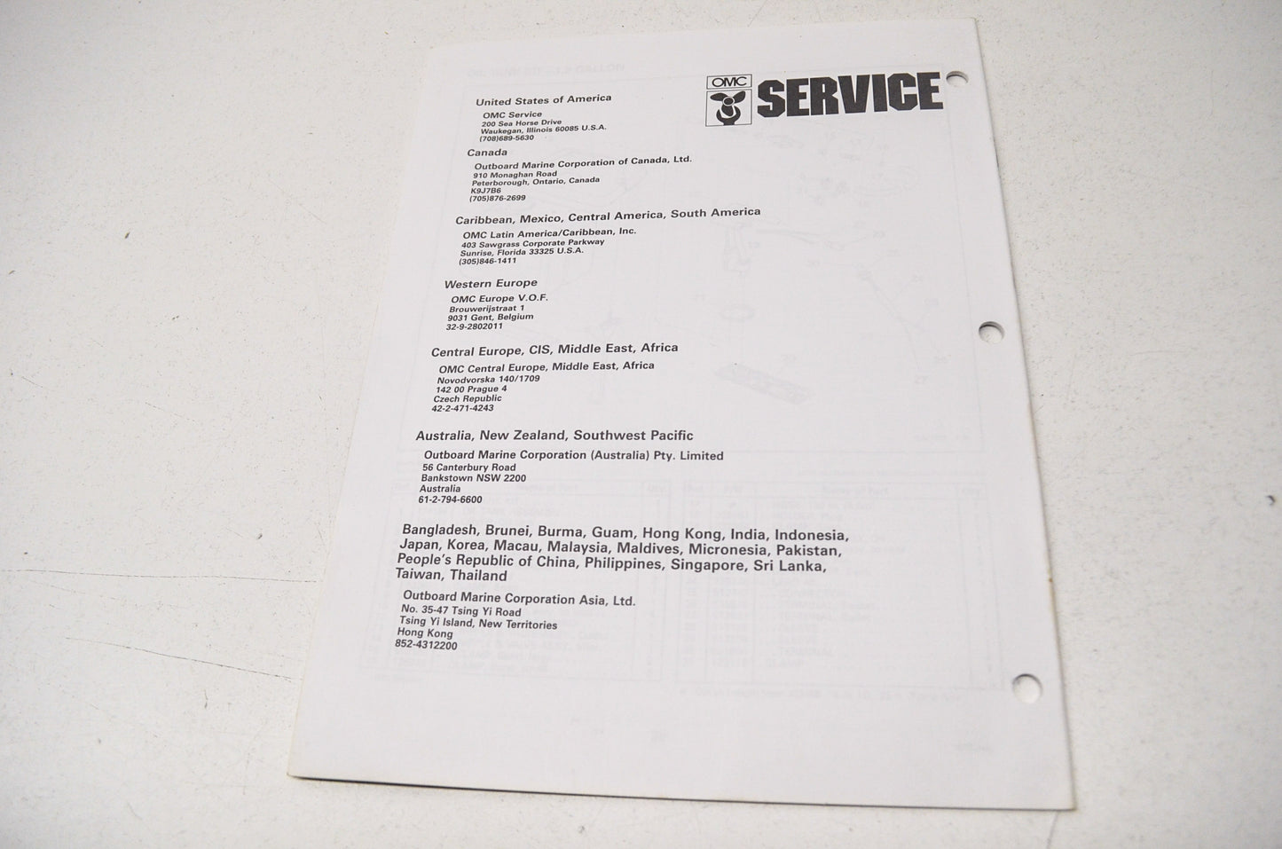 Preliminary Edition Parts Catalog 80 Tiller Jet 85TTL Models NOS