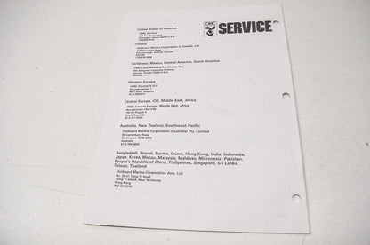 Preliminary Edition Parts Catalog 80 Tiller Jet 85TTL Models NOS