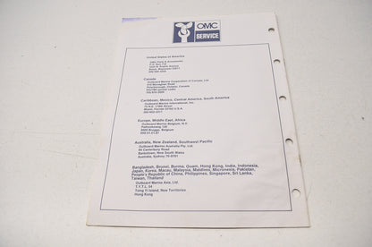Parts Catalog 60 & 75 Models NOS