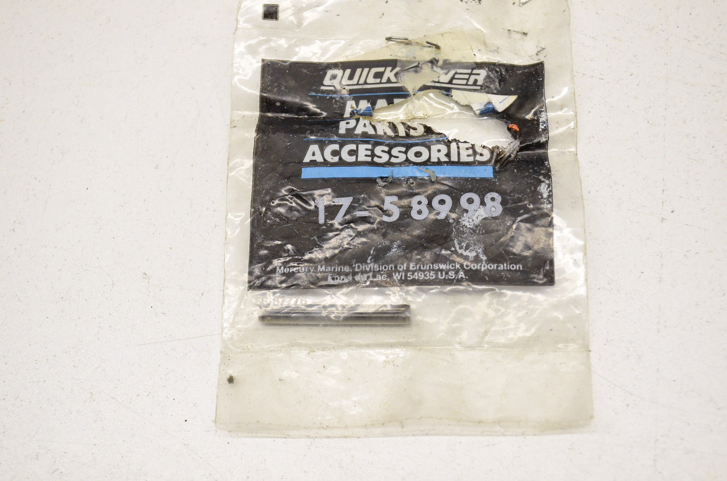 New OEM Quicksilver Mercury Roll Pin NOS