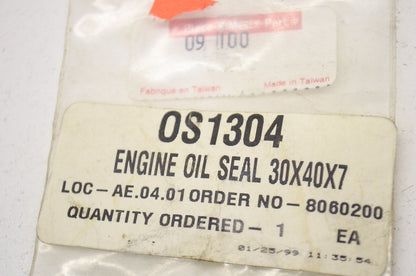 New Kimpex Engine Oil Seal 30x40x7 NOS