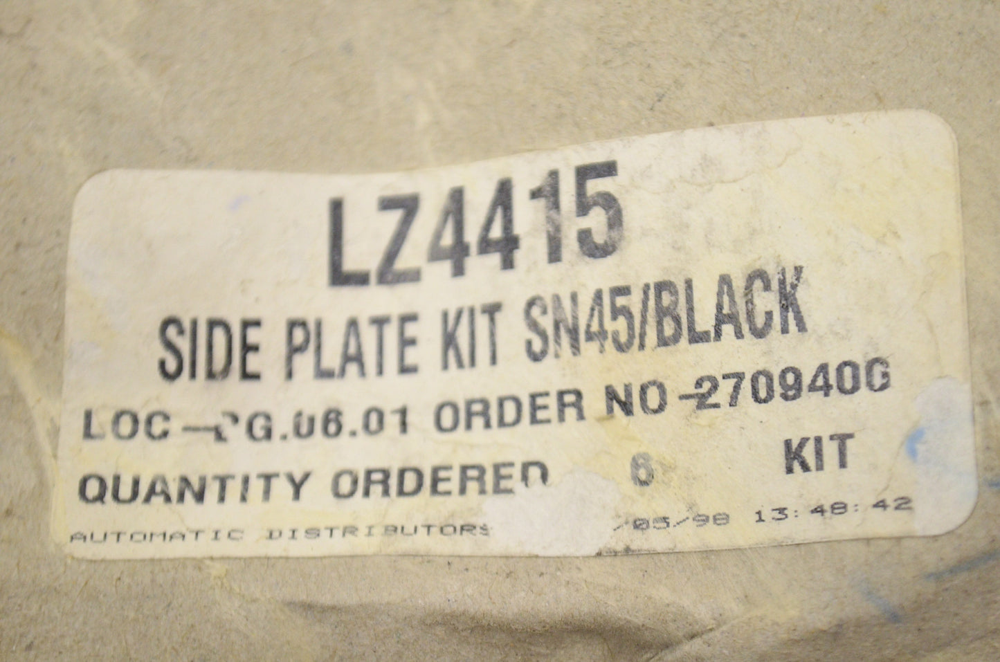Side Plate Kit NOS