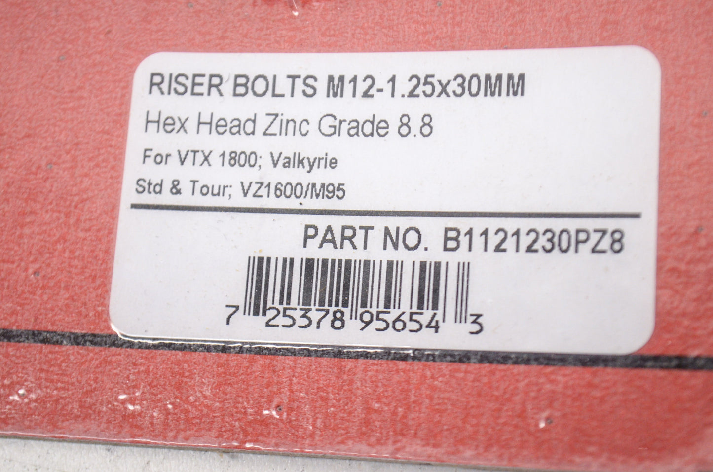 Riser Bolt Set M12 1.25 x 30M VTX 1800 Valkyrie VZ1600 NOS