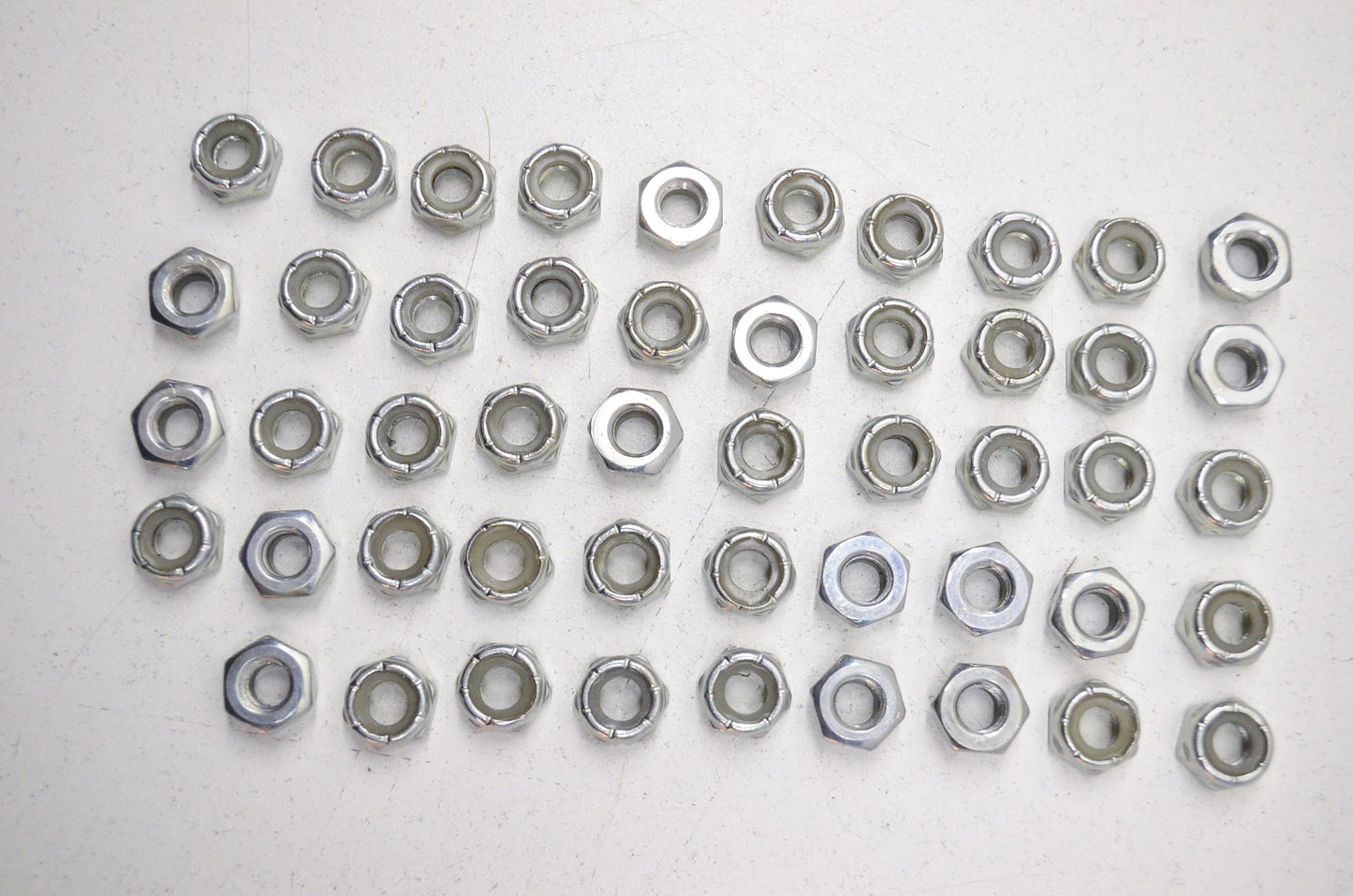 Nyloc Nuts 1/4-28 Qty 49 NOS