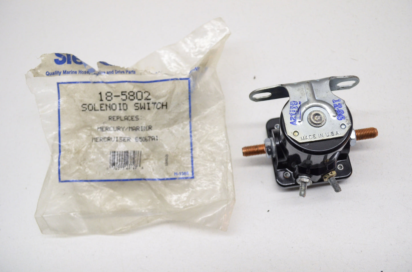 New Sierra Solenoid Switch Mercury Mariner 6506A1 Replacement NOS