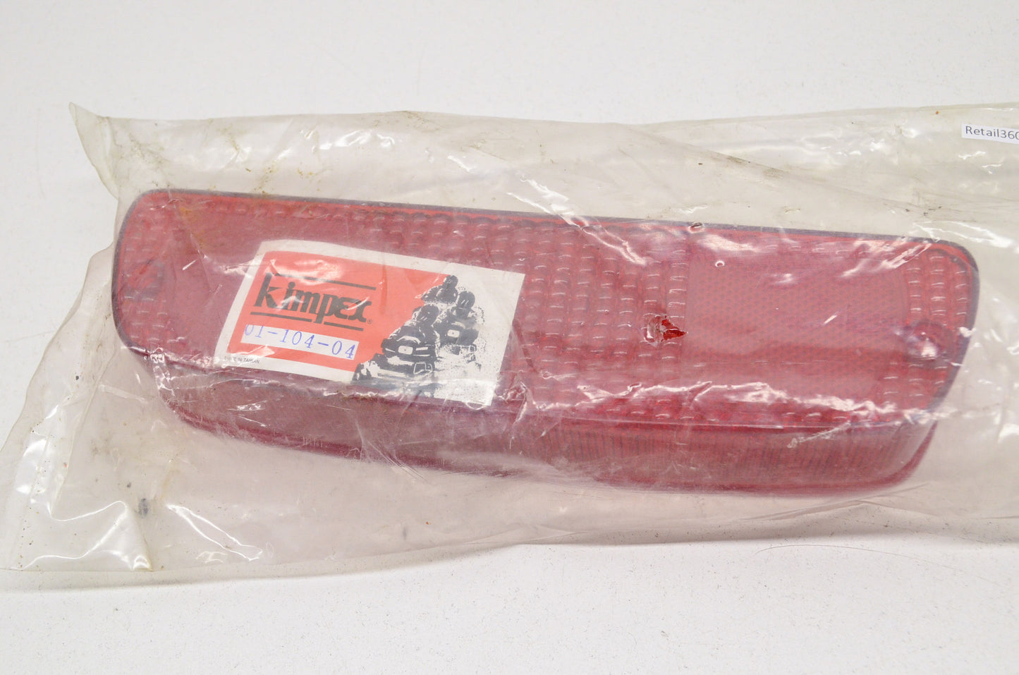 Kimpex 01-104-04 Tail Light Lens Red NOS