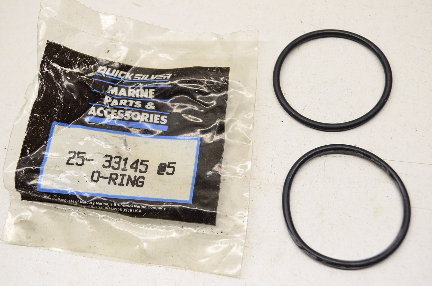 Quicksilver 25-33145 Mercury Water Pump O-Ring Qty 2 NOS