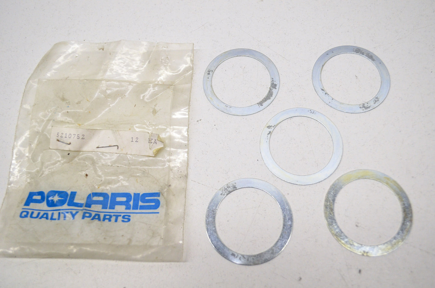 OEM Polaris 5210752 Spacer .020 Qty 5 NOS