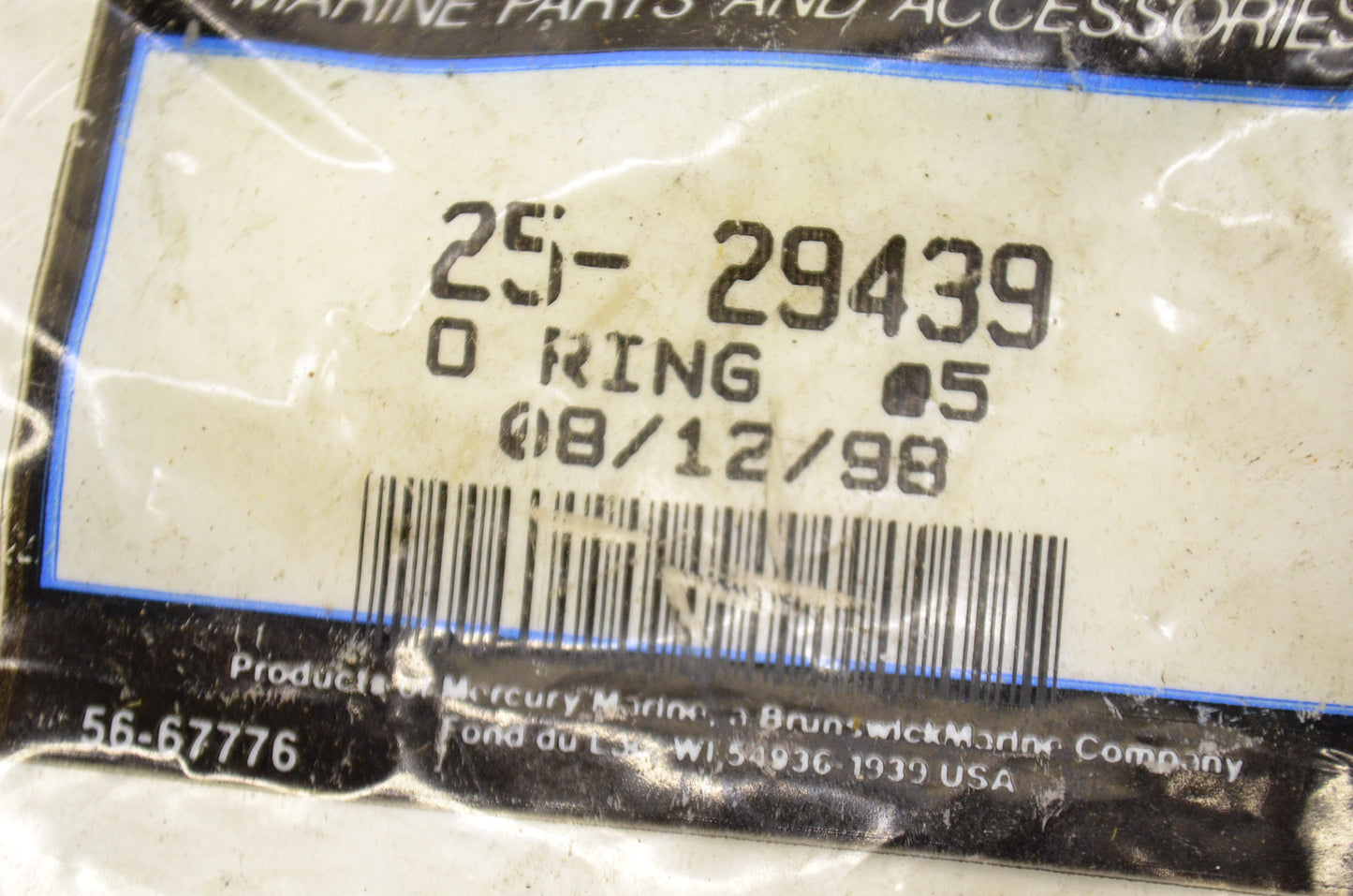 New OEM Quicksilver Mercury Water Pump O Rings QTY 2 NOS