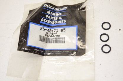 New OEM Quicksilver Mercury Water Pump O Rings QTY 3 NOS