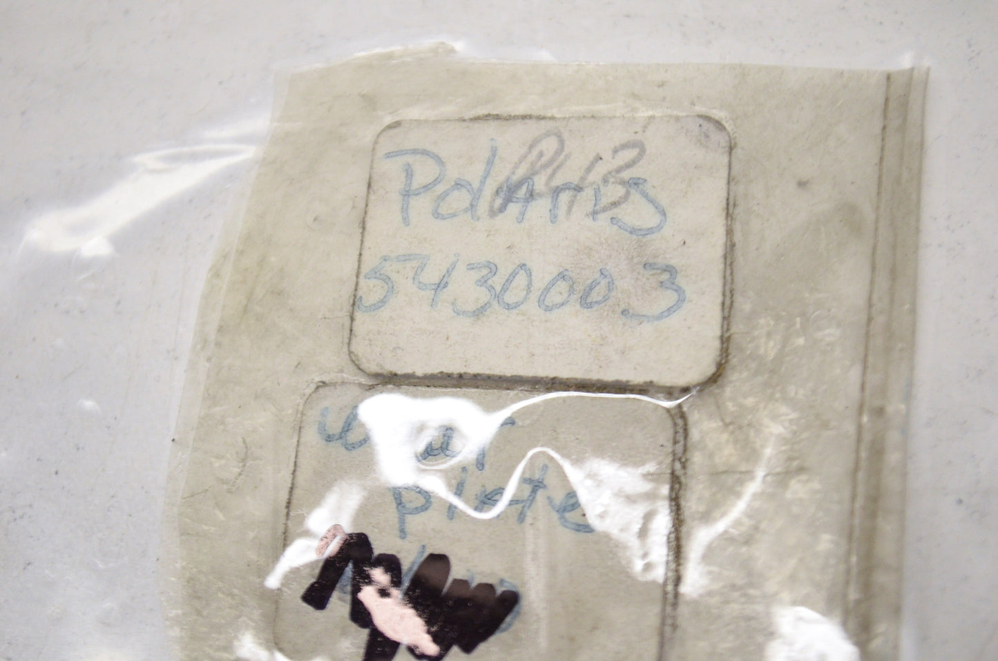 New OEM Polaris Plastic Wear Plate Star Longtrak Spring NOS
