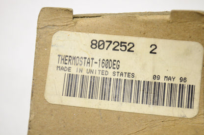New OEM Quicksilver Mercury Thermostat 160 Degree NOS