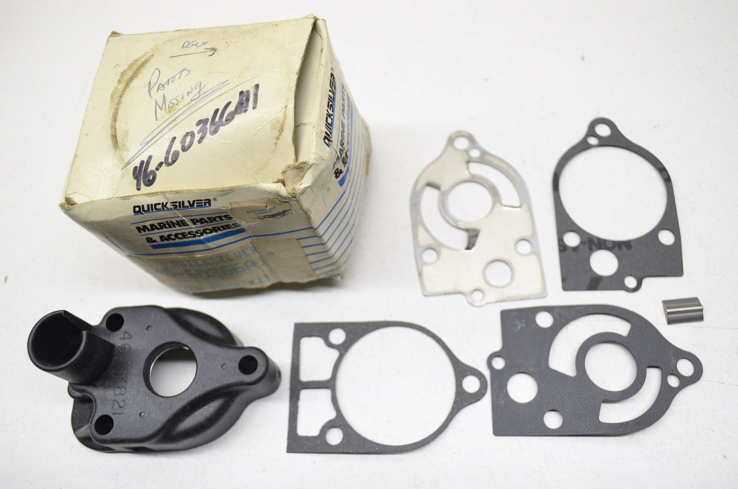 New OEM Quicksilver Mercury Water Pump Kit Missing Parts NOS