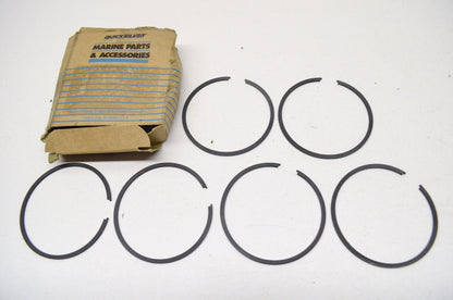New OEM Quicksilver Mercury Piston Rings QTY 6 NOS