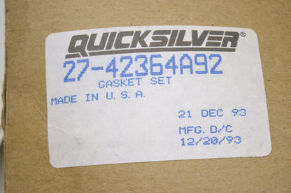 New OEM Quicksilver Mercury Gasket Set Missing Pieces NOS