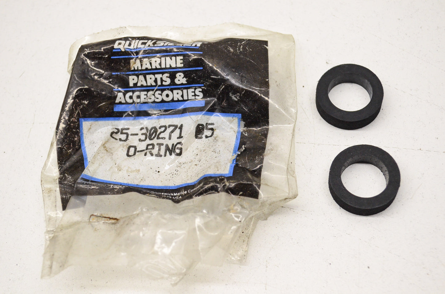 New OEM Quicksilver Mercury Water Pump Rubber O Rings QTY 2 NOS