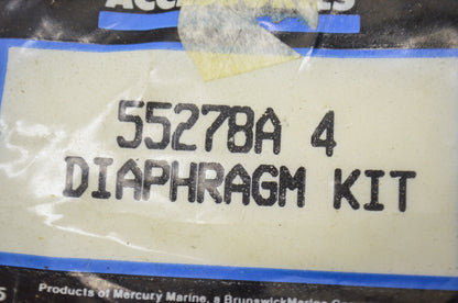 OEM Mercury 55278A 4 Quicksilver Diaphragm Kit NOS