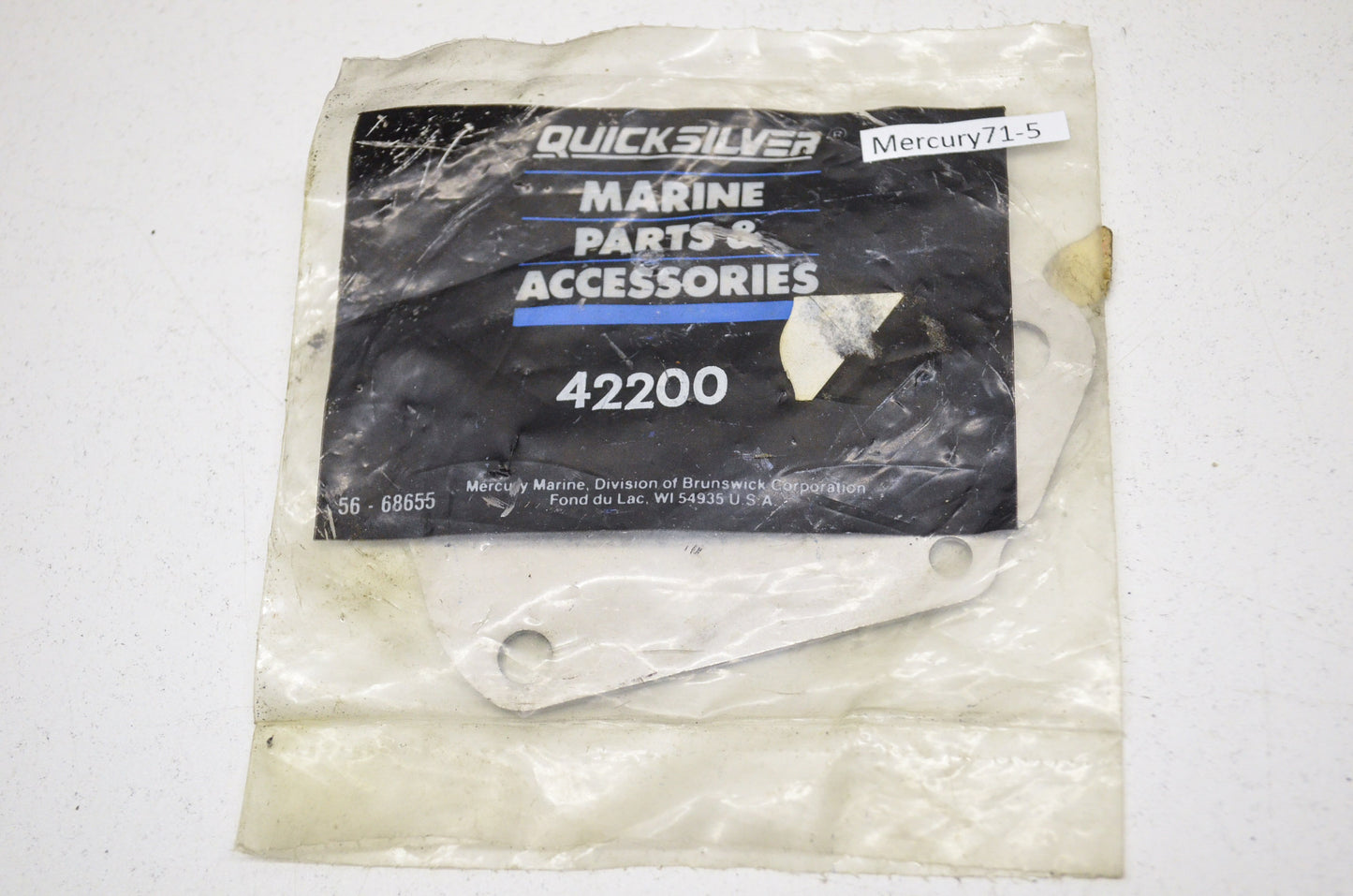 New OEM Quicksilver Mercury Face Plate NOS