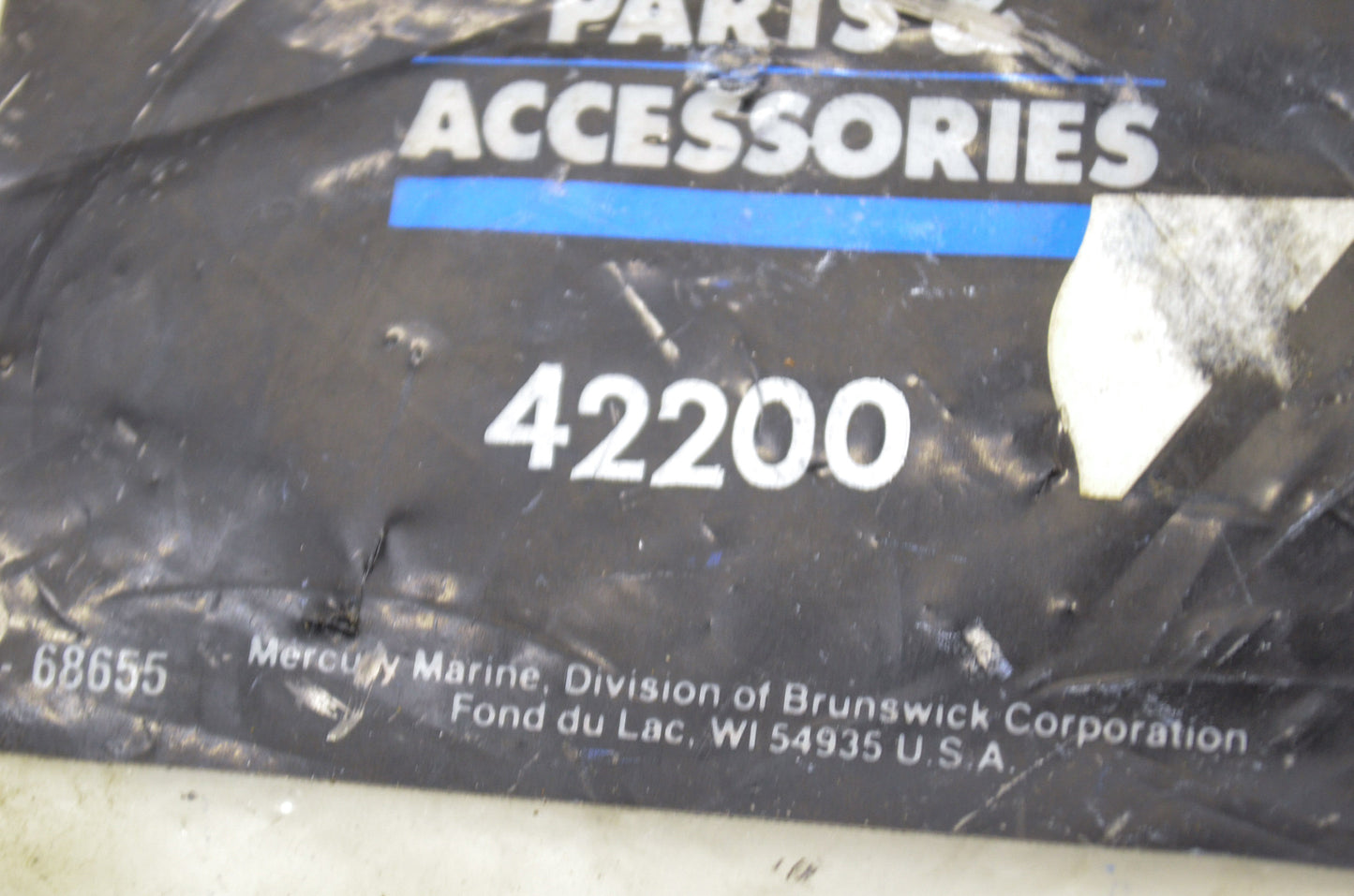 New OEM Quicksilver Mercury Face Plate NOS