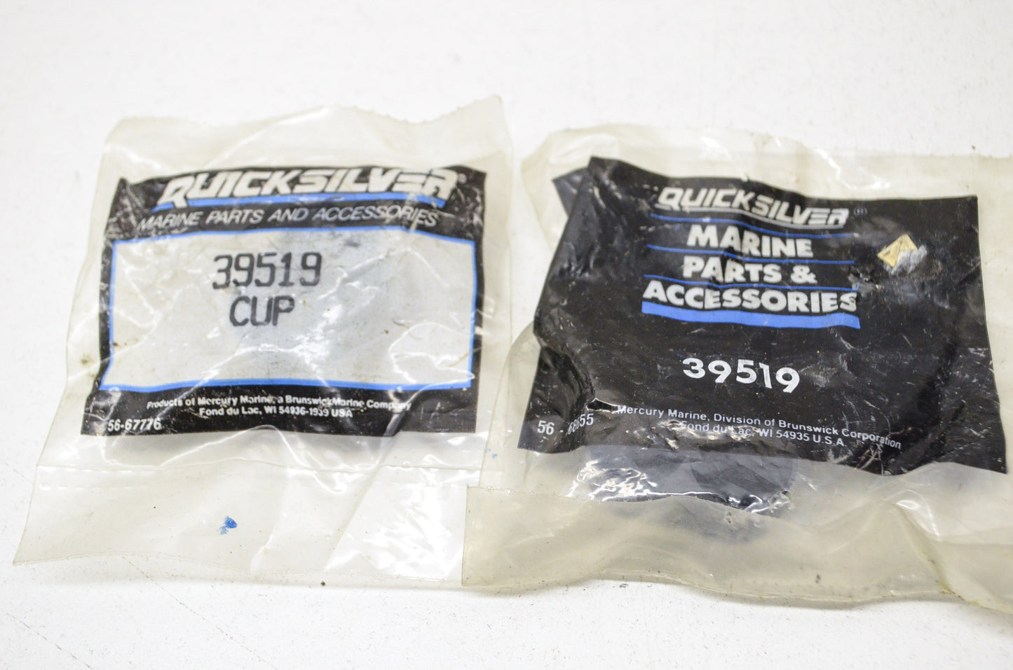 Quicksilver Cups Qty 2 NOS