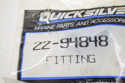 New OEM Quicksilver Mercury Fittings QTY 2 NOS