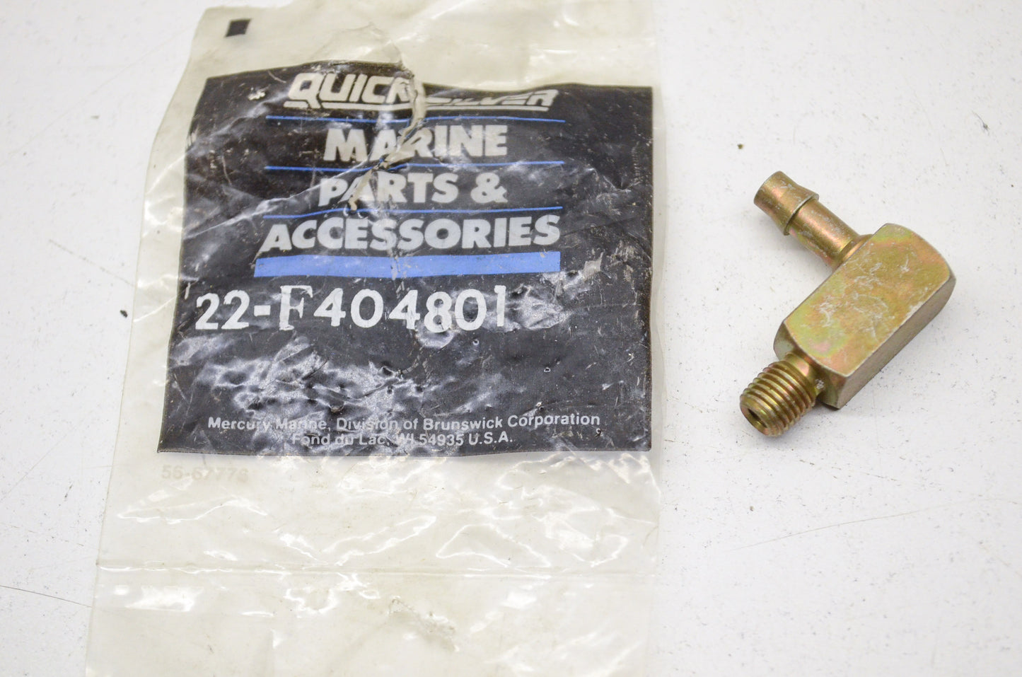 OEM Mercury 22-F404801 Quicksilver Fitting NOS