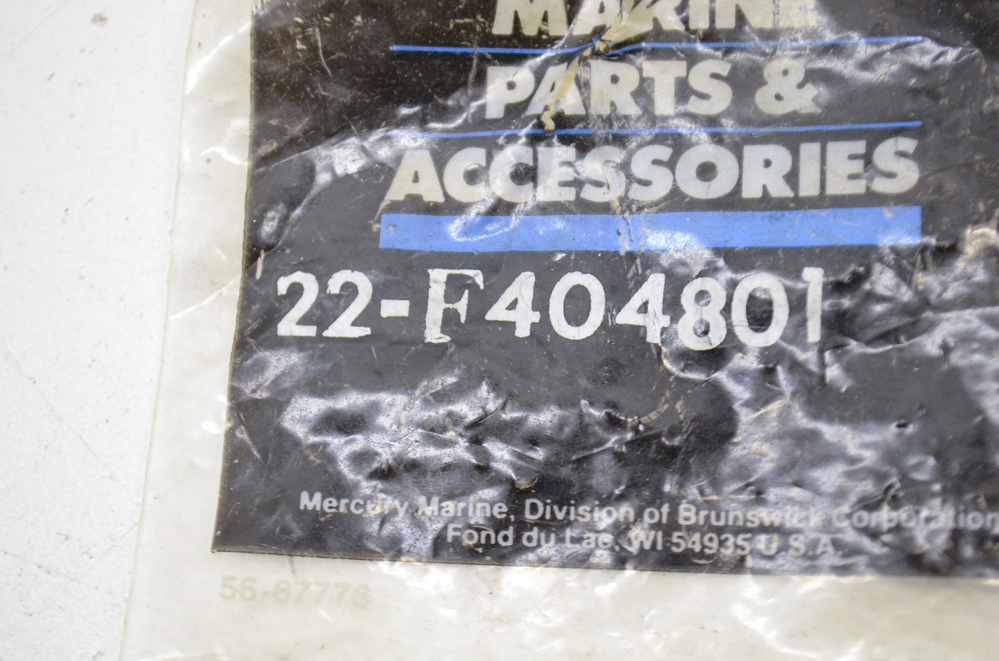 OEM Mercury 22-F404801 Quicksilver Fitting NOS