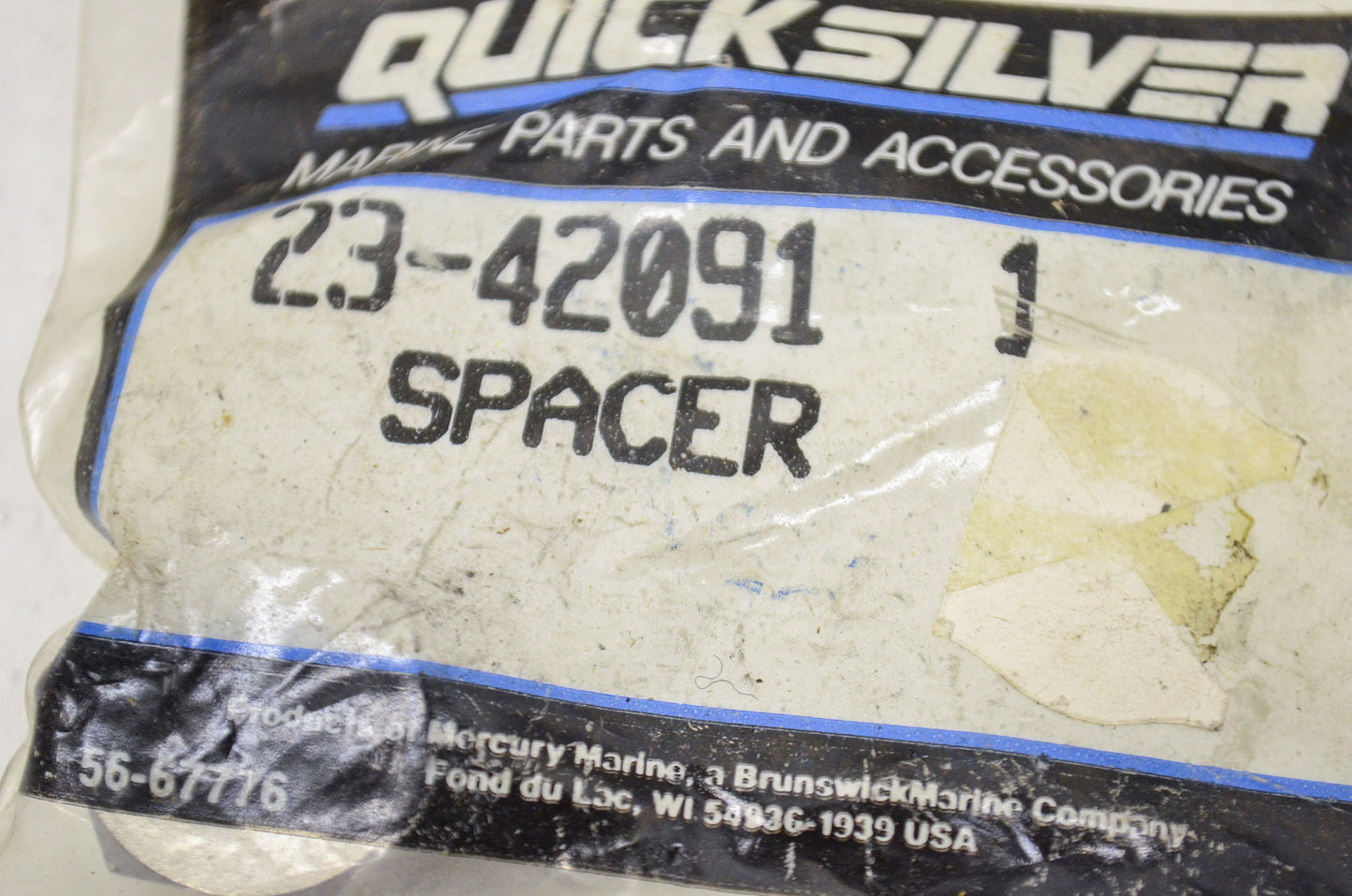 New OEM Quicksilver Mercury Spacers QTY 2 NOS