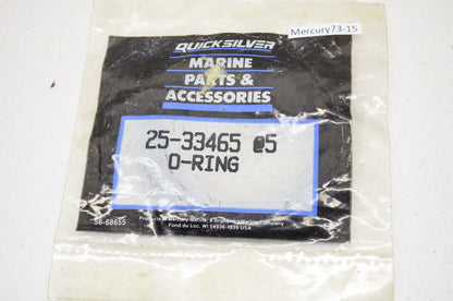 New OEM Quicksilver Mercury O Rings QTY 5 NOS