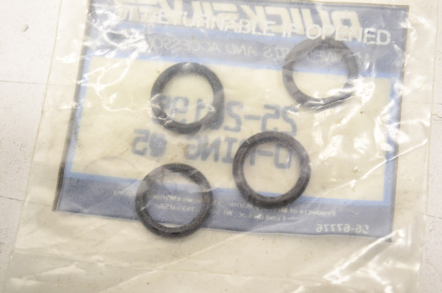 New OEM Quicksilver Mercury O Rings QTY 4 NOS