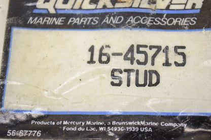 OEM Mercury 16-45715 Quicksilver Stud NOS