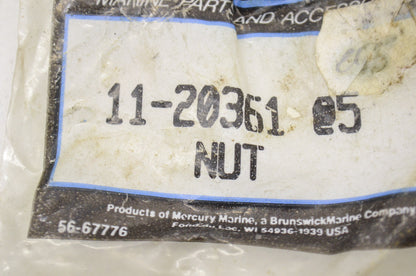 New OEM Quicksilver Mercury Nuts QTY 5 NOS