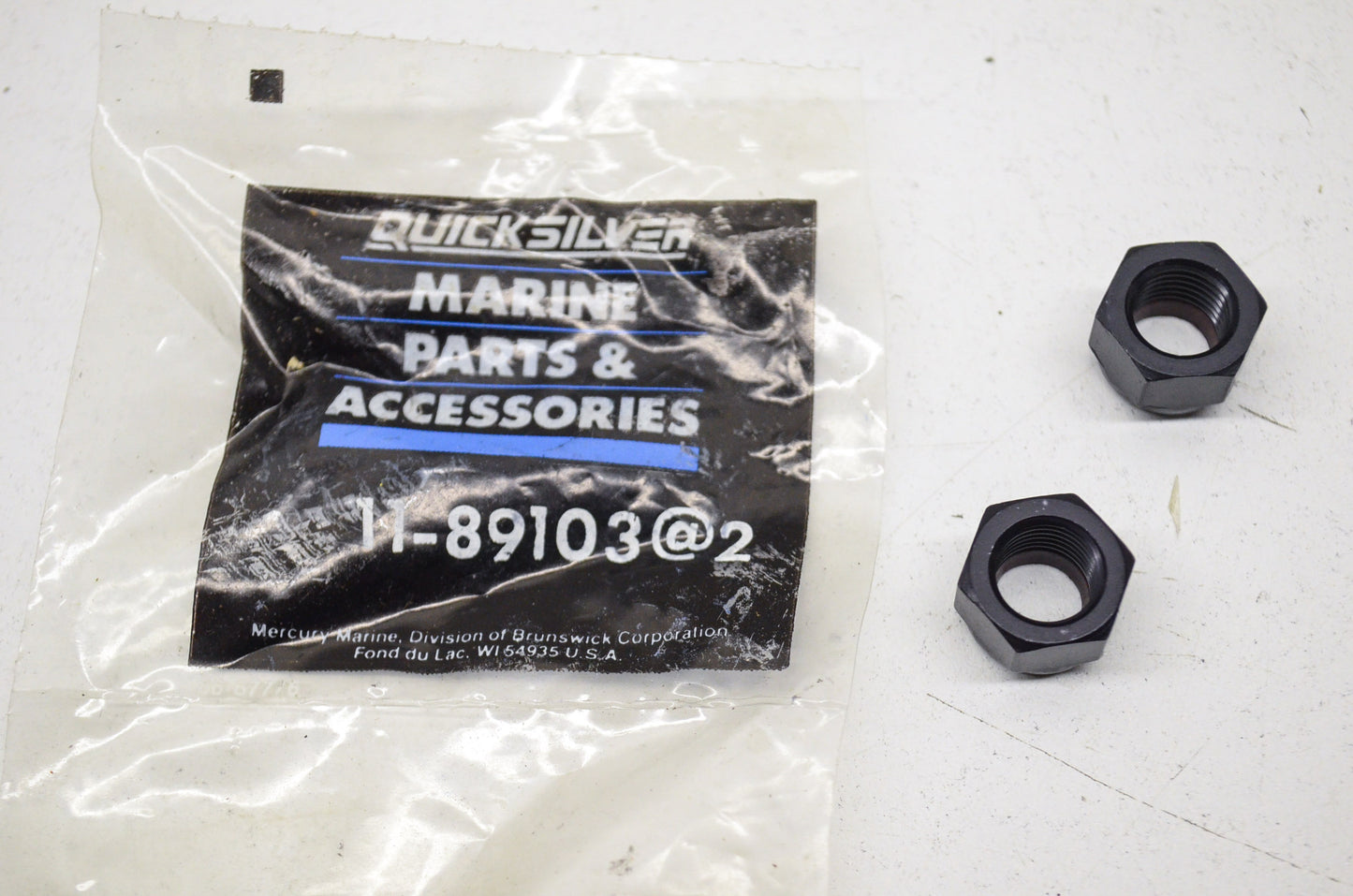 New OEM Quicksilver Mercury Nuts QTY 2 NOS