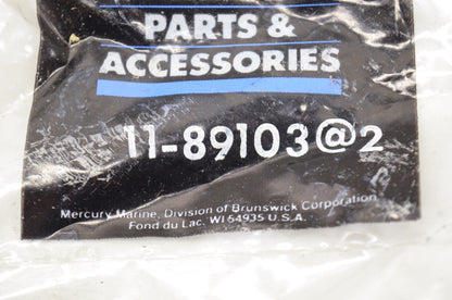 New OEM Quicksilver Mercury Nuts QTY 2 NOS